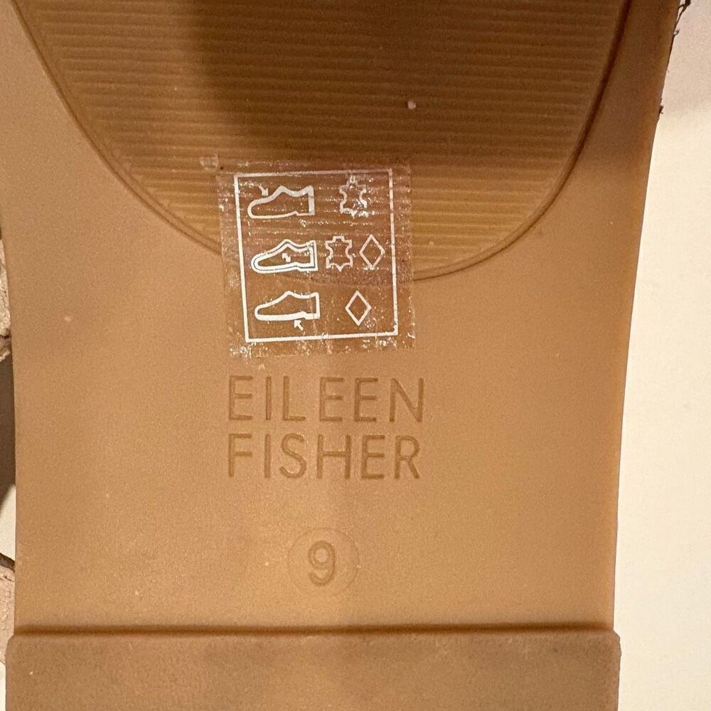 Eileen Fisher Demo Sandals Size 9 Nude Leather $148.00 - Picture 9 of 9